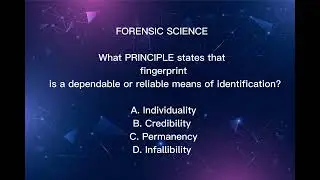 FORENSIC SCIENCE AREA CRIMINOLOGY BOARD EXAM REVIEWER