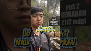 JOT SEMANGAT NAIK GUNUNG PRAU, POS 2 CEMARAN  2112  mdpl