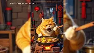 Cooking Cat Chef Billi Ka Swag Dekho Jab Billi Bani MasterChef Cat Cooking Like a Pro Kya Style Hai
