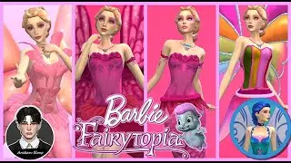 BARBIE FAIRYTOPIA OUTFITS (Elina &  Nori Update) // Sims 4 - Create a Sim // Barbie in The Sims 4