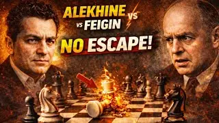 Alekhine Destroys His Opponent in a Brutal Masterclass