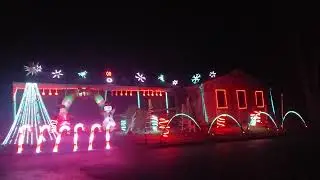 Hallelujah christmas lights sequence