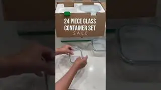 I found an AWESOME deal on these glass storage containers
