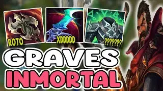 😱 &iexcl;GRAVES PERO me CURO DEMASIADO, con ESTA NUEVA BUILD *HUMILLO A DIAMANTE* NO PUEDEN M4T4RME! 😱