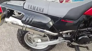 Yamaha TW125 Trailway Bespoke Motorcycle Exhaust by MTC Motorbike Mufflers