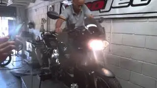 BMW K1300R 2012 Quick Shifter EN DINAMOMETRO DYNOJET MEDELLIN.