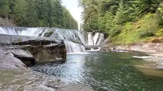 Middle Lewis river falls
