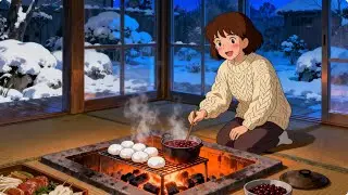 Warming Up: A Hot Meal on a Snowy Day | 45 Min Ghibli ASMR ❄️