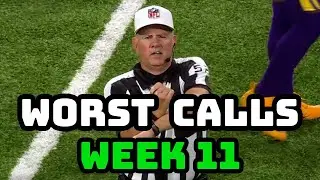 Top 6 Worst Referee Calls of Week 11 | NFL 2020 highlights | Missed calls