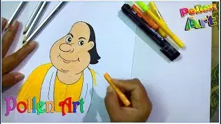 Drawing for Kids #11, how to draw gopal bhar cartoon  step by step | Gopal Bhar Drawing