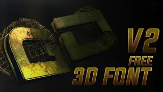 Free 3D font Pack V2