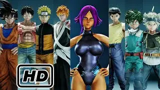 Jump Force All Characters Including DLC (4K 60FPS) 2024