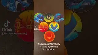#aquaman #tazos #viral #yummies #coleccion #ormcurry