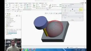 Finish cut (profile and surface mill) in Creo 2.0 with G-code