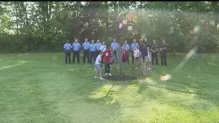 Boardman students plant tree, share silence in remembrance of 9/11
