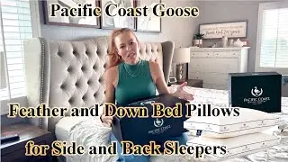 Amazon Home Picks/Pacific Coast Goose Feather and Down Bed Pillows&ndash; King Size, Firm Hotel Collection