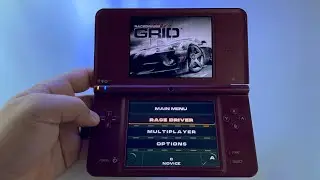 Race Driver GRID | Геймплей портативной консоли Nintendo DSi XL