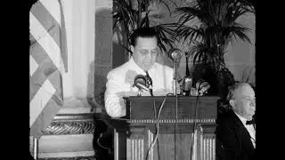 Elpidio Quirino speaks after the signing of the US-PH Mutual Defense Treaty (August 30, 1951)