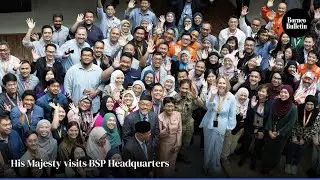 His Majesty visits BSP Headquarters