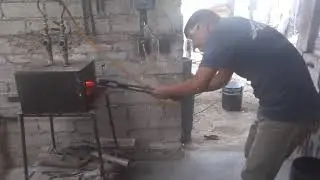 video de templado en acero 5160