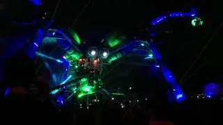 A little taste of Arcadia (a spider I'm ok with...!) at Glasto 2016