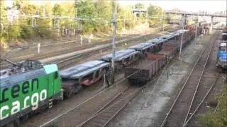 Steeltrain in Sweden, part 5. Green Cargo Re 1436+xxxx leaving Oxelösund