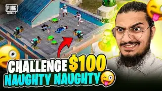 $100 PUBG Mobile Challenge 🔥 | Jimmy Naughty Talk & Savage Kills