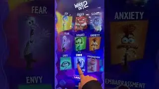 POV: Playing with Inside Out 2 Installation🔵🔴🟡🟢🟣 #insideout #disney #pixar #sadness #anxiety
