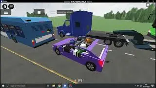 Roblox [Car Crash Studio]:Crash Bus And Truck