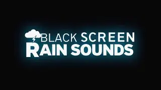 🌙 Rain and Thunder Evening Renewal | Black Screen Peaceful Ambience for Sleep Therapy