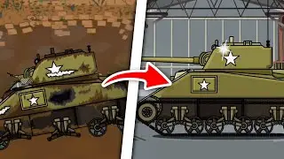 M4 Sherman Restoration | Тanks Animation