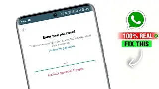 Проблема с паролем сквозного шифрования при восстановлении резервной копии WhatsApp | Забыт парол...