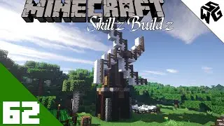Cool Windmill - Skillz Buildz | Single Player Vanilla Survival Minecraft 1.9 :: Ep62