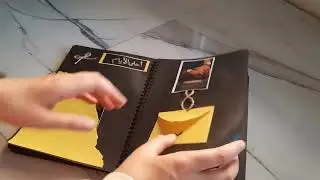 أفكار هدايا بسيطة 🎁🎀دفتر الذكريات #دفتر الأسود