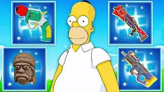 Как РАЗБЛОКИРОВАТЬ ВСЕ мифическое и экзотическое оружие в НОВОМ СЕЗОНЕ FORTNITE x SIMPSONS!