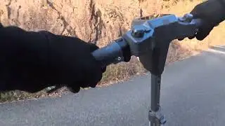 Join us enjoy e-twow electric scooters ride fast in the mountain.