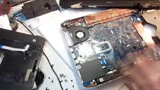 DELL E5530 Разборка. Чистка от пыли (Disassembly. Dust cleaning).
