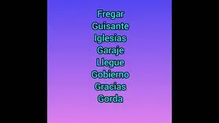 Learn the sound of the Spanish 
