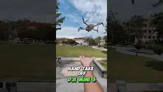 How to Hand Landing & Takeoff DJI Mini 3 #drone #shorts