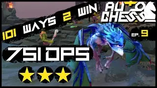 751 DPS  DragonKnight T3  - 101 Ways 2 Win AutoChess - Dota 2 Episode 9 - 1440p