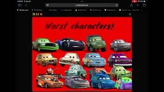 My best cars characters to worst cars characters ￼