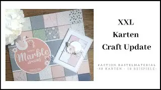 #Action XXL Karten Craft Update ~ 48 Karten - 18 Karten Sketch Inspirationen