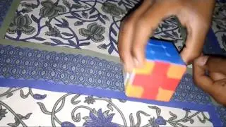 Making a pattern on Rubik's Cube Easily. Explained in English