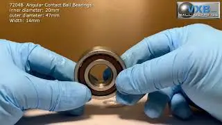 Comparison 20mm inner diameter-Bore-ID Angular Contact Ball Bearings 7204B vs Ball Bearing 6204-2RS