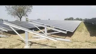 How to Install Ground Mounted Solar Structure I Ground Mounted Solar Structure Kaise install Kre