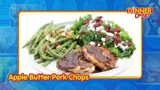 Свиные отбивные с яблочным маслом | Dinner DeeAs