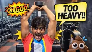 Ye Weight Kisne Badha Diya 😱 #funnygym #gymcomedy #tricepsworkout 
