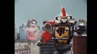 Power Rangers Extra Battles: Blue Ranger & Ninjazords vs Sand Toad.