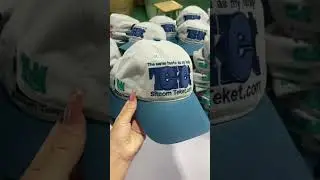From Sketch to Cap | Custom Hat Production Step by Step #embroideredhats #cap #factory #foryou