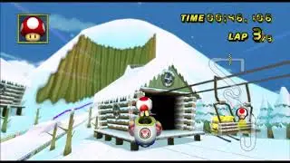 [Mario Kart Wii 300cc TAS] DK Summit 1:02.672 (Glitch)